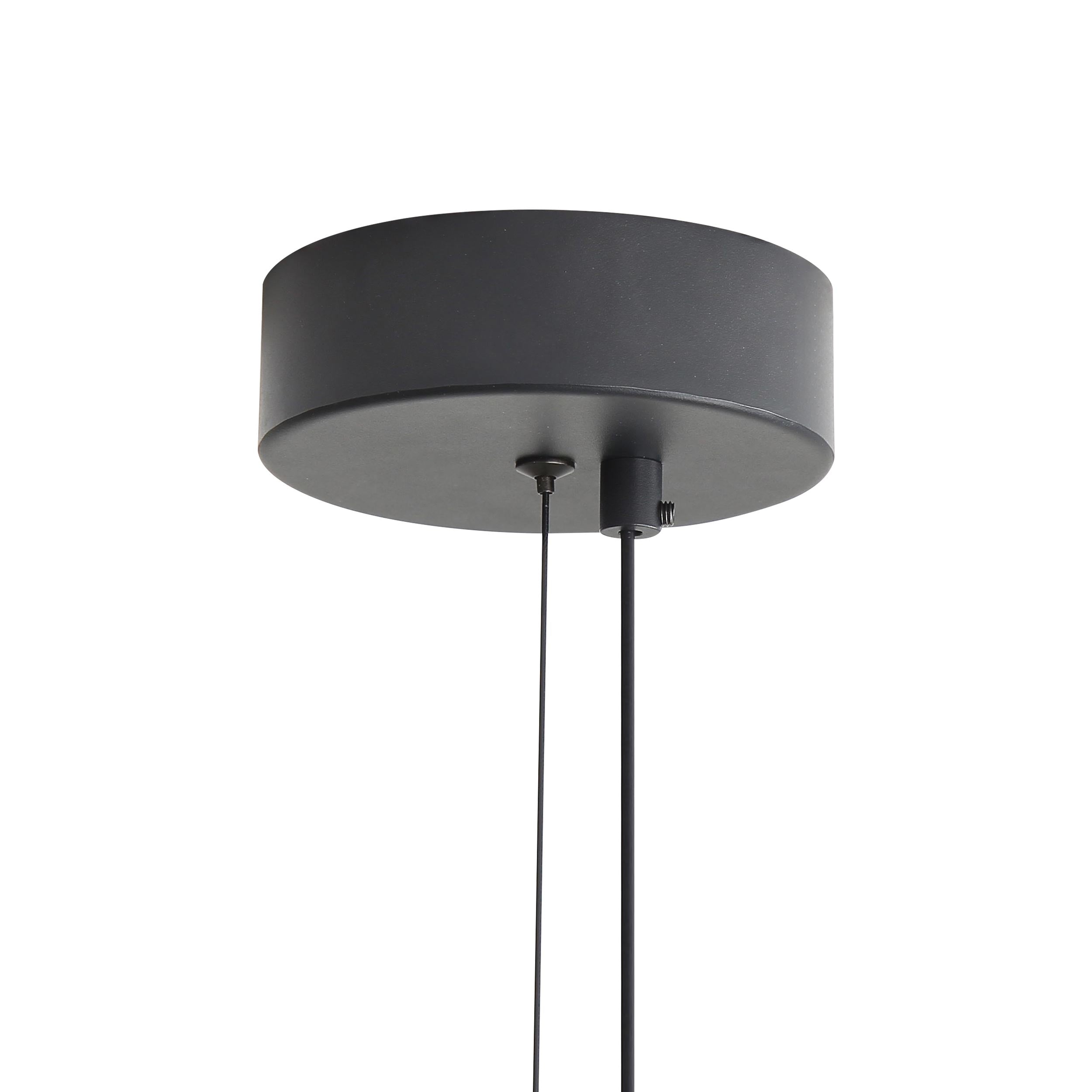 Golden Lighting Aethera 14in Integrated LED Pendant in Grey Cement - - Golden Lighting