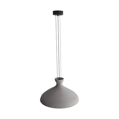 Golden Lighting Aethera 22in Integrated LED Pendant in Grey Cement - - Golden Lighting