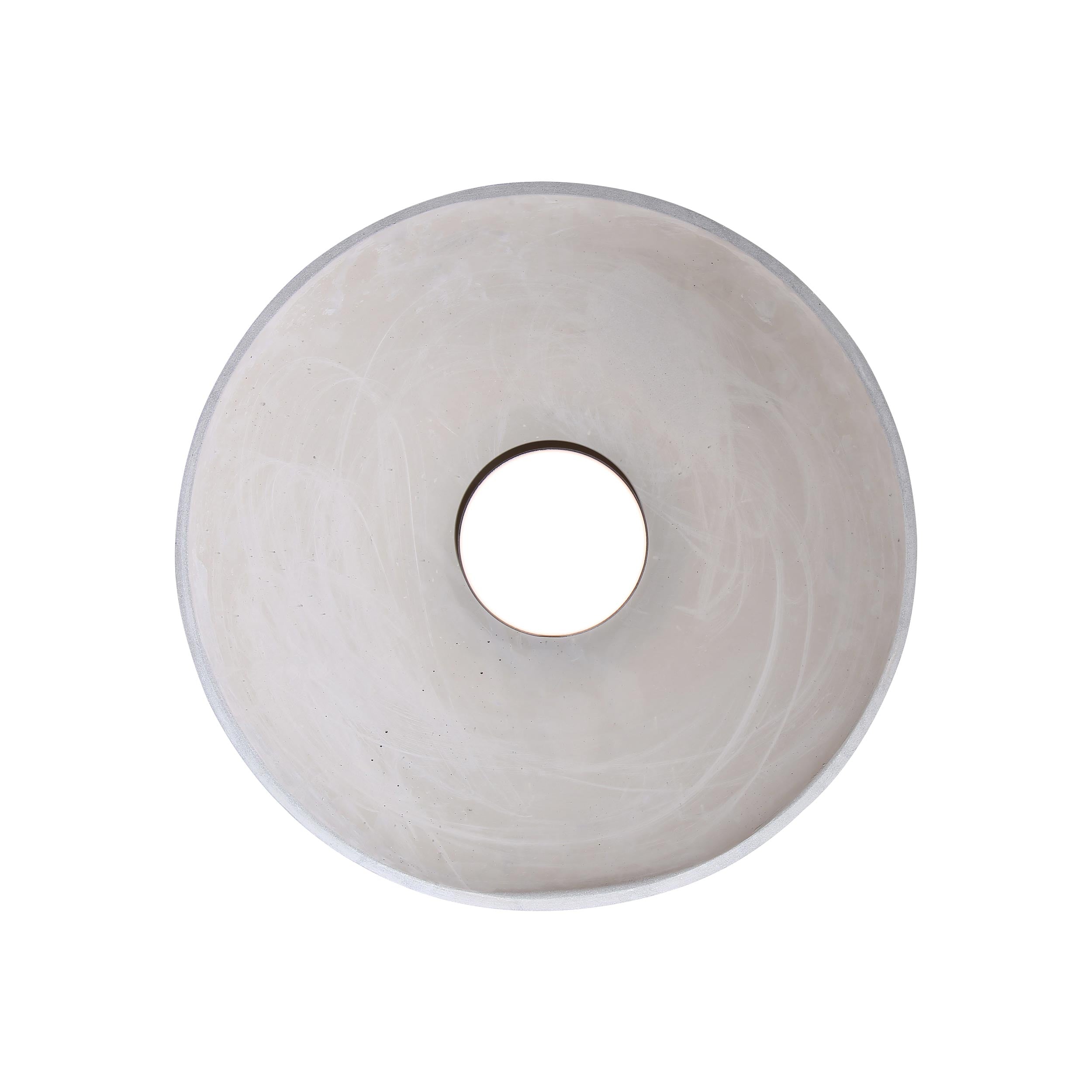 Golden Lighting Aethera 22in Integrated LED Pendant in Grey Cement - - Golden Lighting