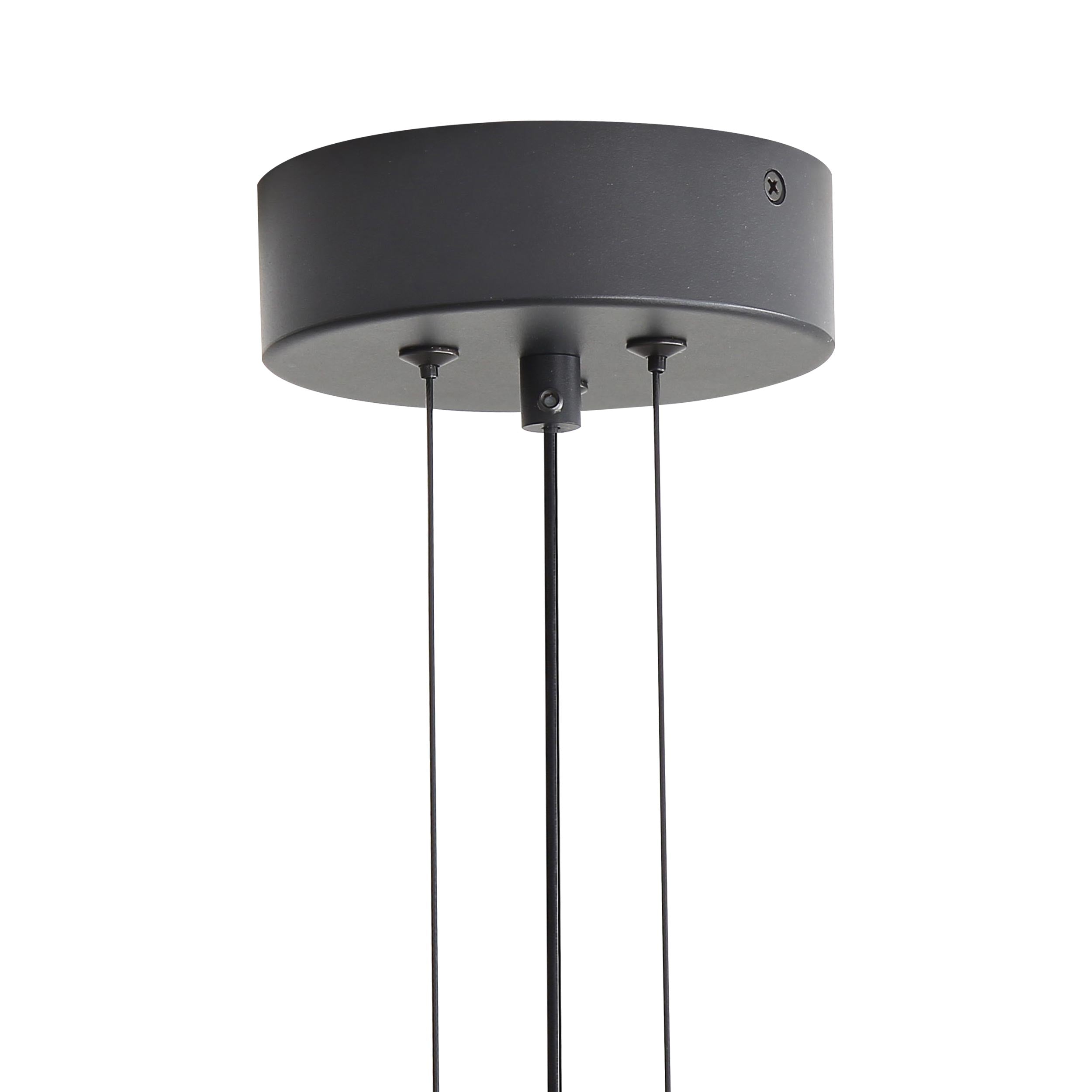Golden Lighting Aethera 22in Integrated LED Pendant in Grey Cement - - Golden Lighting