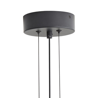 Golden Lighting Aethera 22in Integrated LED Pendant in Grey Cement - - Golden Lighting