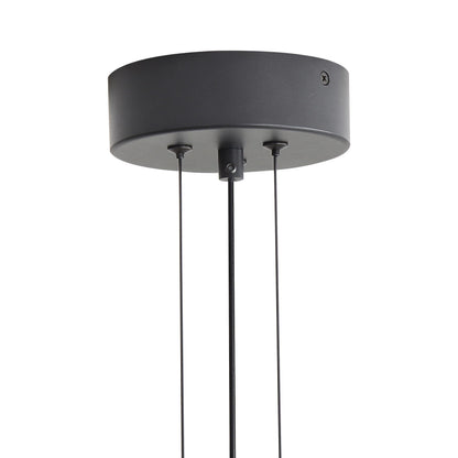 Golden Lighting Aethera 22in Integrated LED Pendant in Grey Cement - - Golden Lighting