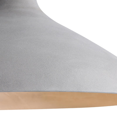Golden Lighting Aethera 22in Integrated LED Pendant in Grey Cement - - Golden Lighting