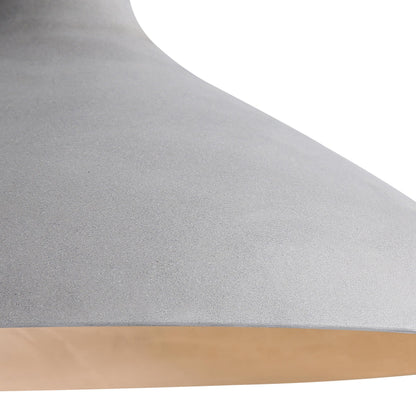 Golden Lighting Aethera 22in Integrated LED Pendant in Grey Cement - - Golden Lighting