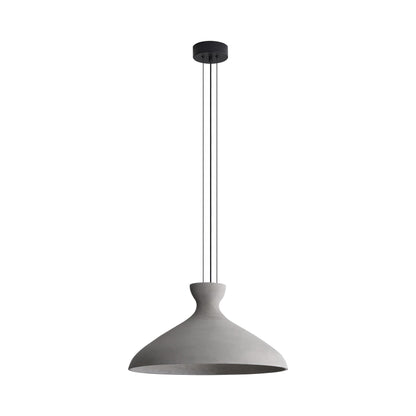 Aethera 22" LED Pendant in Grey Cement - - Golden Lighting