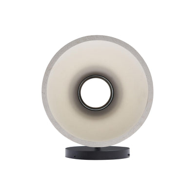Golden Lighting Aethera Integrated LED Wall Sconce in White Sandstone Cement - - Golden Lighting