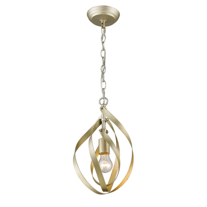 Nicolette 1-light Pendant in White Gold