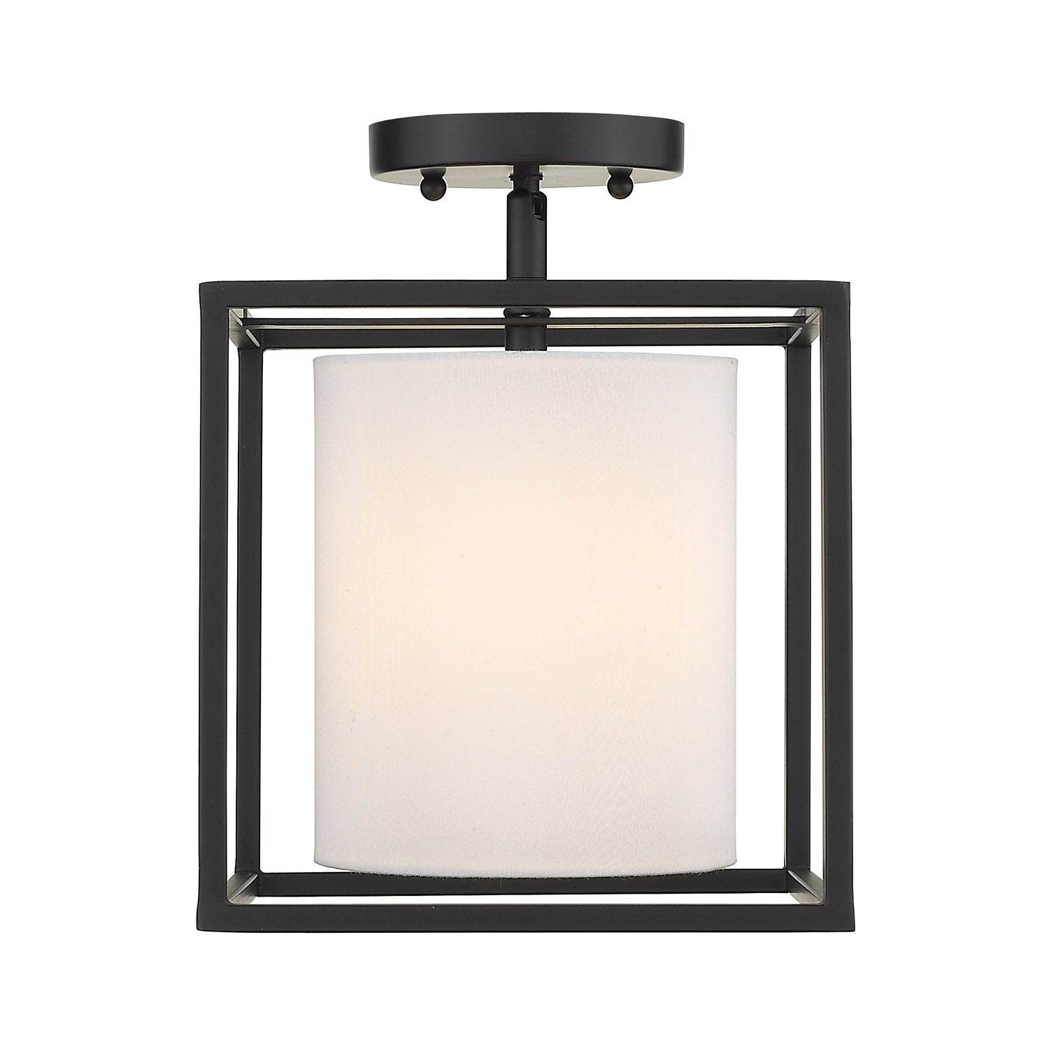 Golden Lighting Manhattan 1-light Pendant in Matte Black - - Golden Lighting
