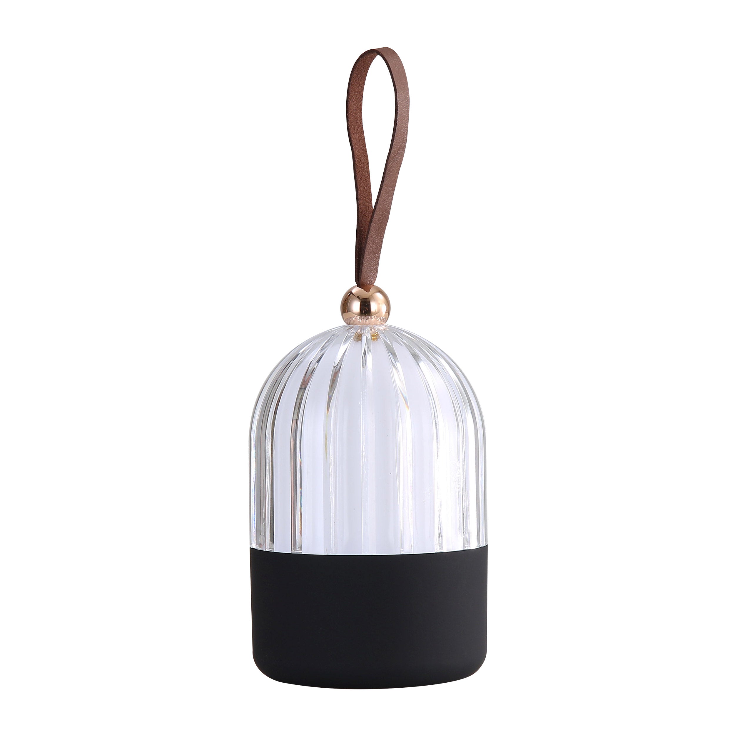 Lunari Cordless Integrated LED Portable Lamp in Matte Black