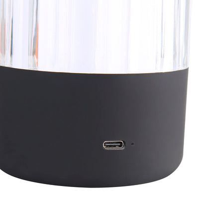 Lunari Cordless Integrated LED Portable Lamp in Matte Black