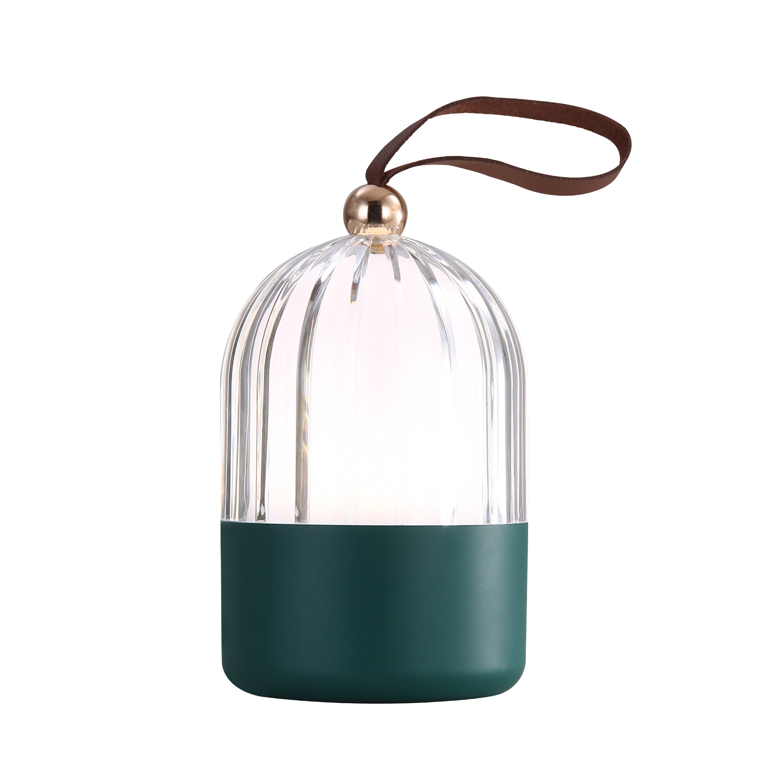 Lunari Cordless Integrated LED Portable Lamp in Matte Green