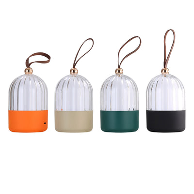 Lunari Cordless Integrated LED Table Lamp in Matte Orange