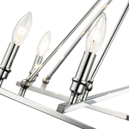 Garvin 6-light Chandelier in Chrome