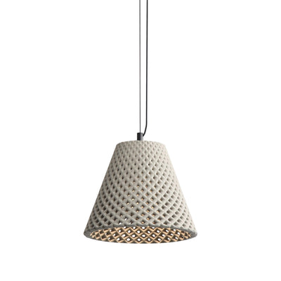 Golden Lighting Clarus 10in Integrated LED Pendant in Grey Cement - - Golden Lighting