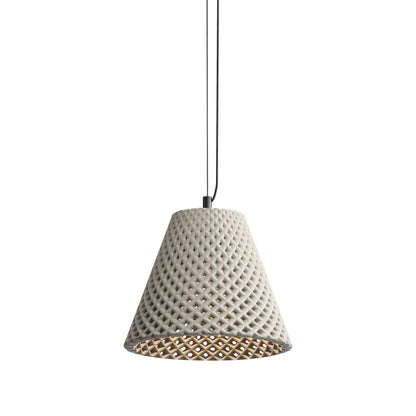 Golden Lighting Clarus 10in Integrated LED Pendant in Grey Cement - - Golden Lighting