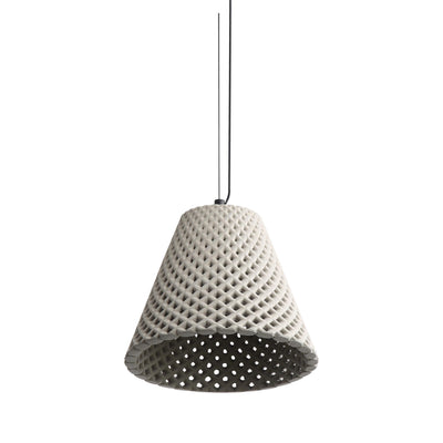Golden Lighting Clarus 10in Integrated LED Pendant in Grey Cement - - Golden Lighting