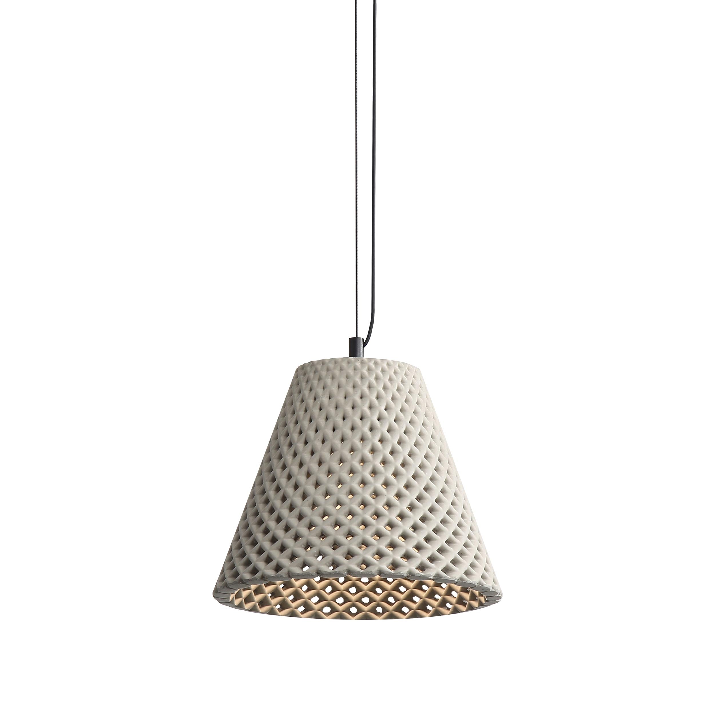 Clarus - 10" LED Pendant - Grey Cement / Grey Cement / Gray - Golden Lighting