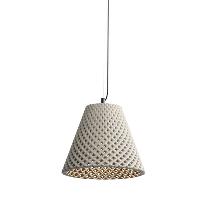 Clarus 10" LED Pendant in Grey Cement - Default Title - Golden Lighting