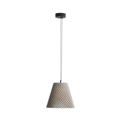 Golden Lighting Clarus 14in Integrated LED Pendant in Grey Cement - - Golden Lighting