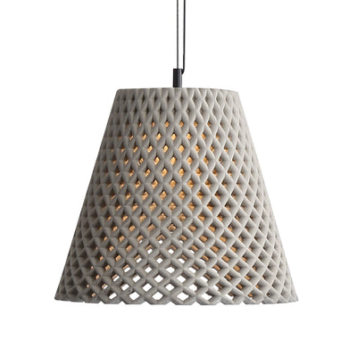 Golden Lighting Clarus 14in Integrated LED Pendant in Grey Cement - - Golden Lighting