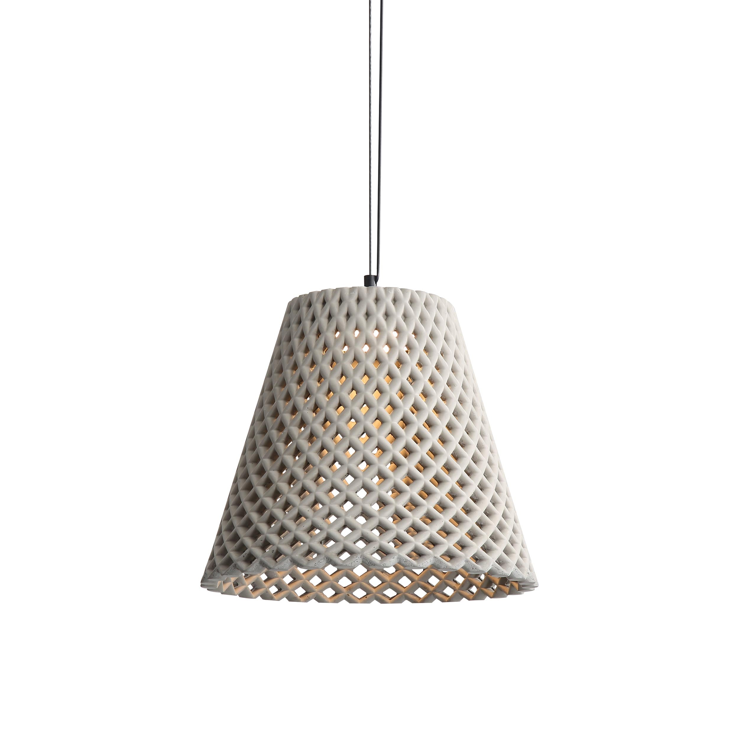 Clarus - 14" LED Pendant - Grey Cement / Grey Cement / Gray - Golden Lighting