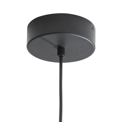 Golden Lighting Clarus 8in Integrated LED Pendant in White Sandstone Cement - - Golden Lighting