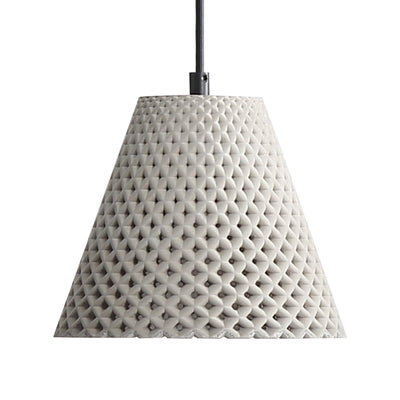 Golden Lighting Clarus 8in Integrated LED Pendant in Grey Cement - - Golden Lighting