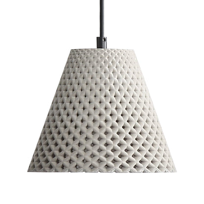 Golden Lighting Clarus 8in Integrated LED Pendant in Grey Cement