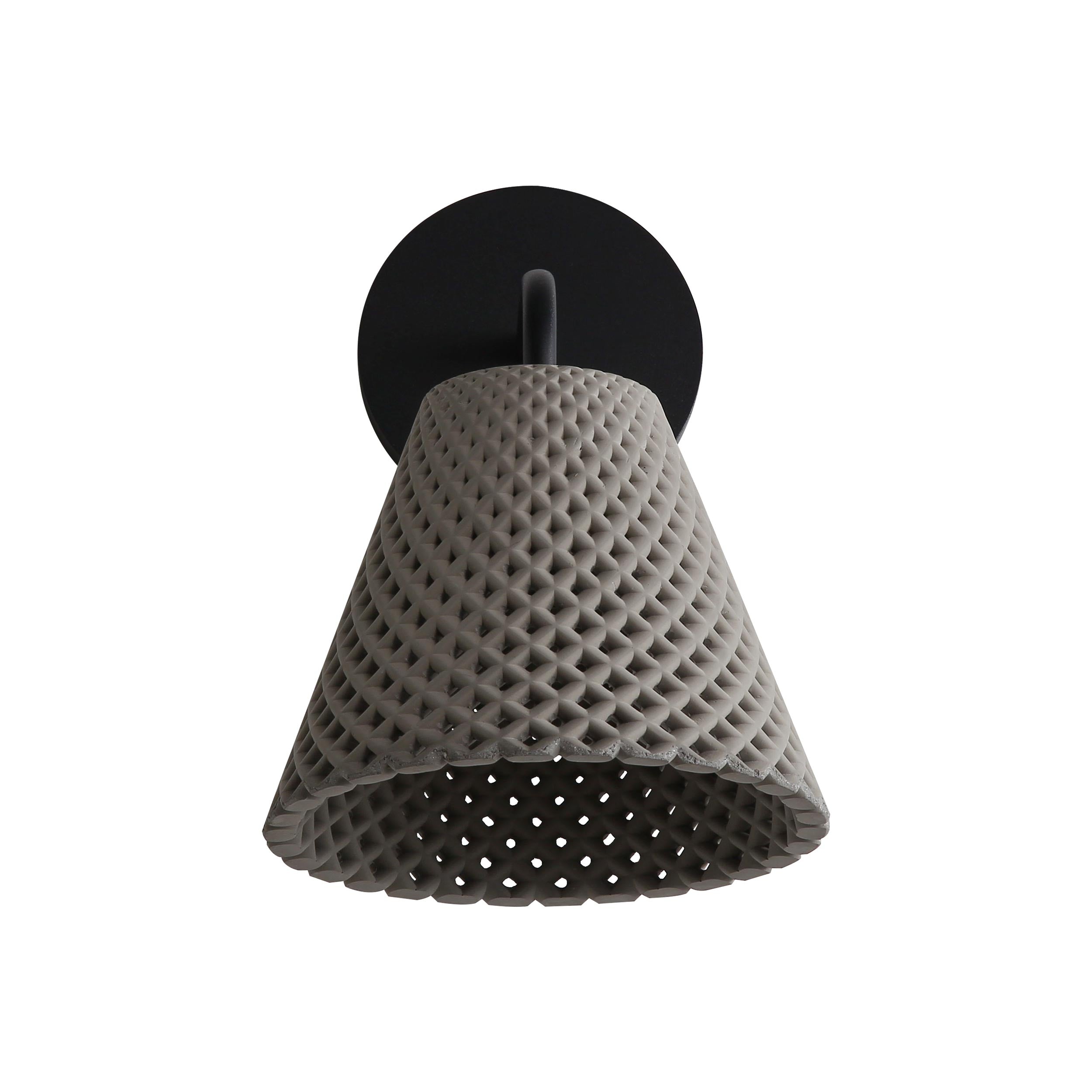 Clarus - LED Wall Light - Outdoor - Grey Cement / Grey Cement / Gray - Golden Lighting