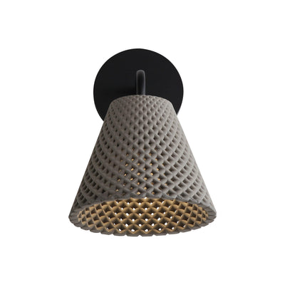 Golden Lighting Clarus Integrated LED Wall Sconce in Grey Cement - - Golden Lighting