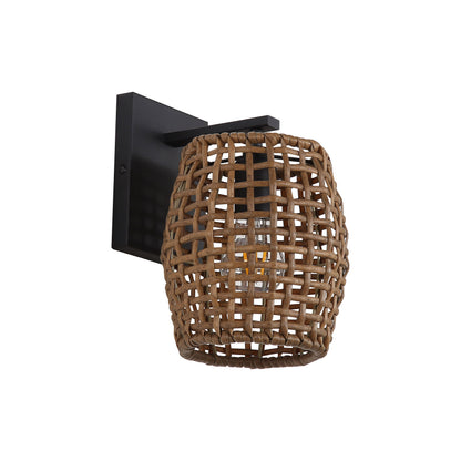 Weavelight 1-light Wall Sconce in Natural Black