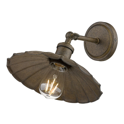 Clemence 1-light Wall Sconce in Dark Rust