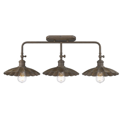 Clemence 3-light Vanity in Dark Rust