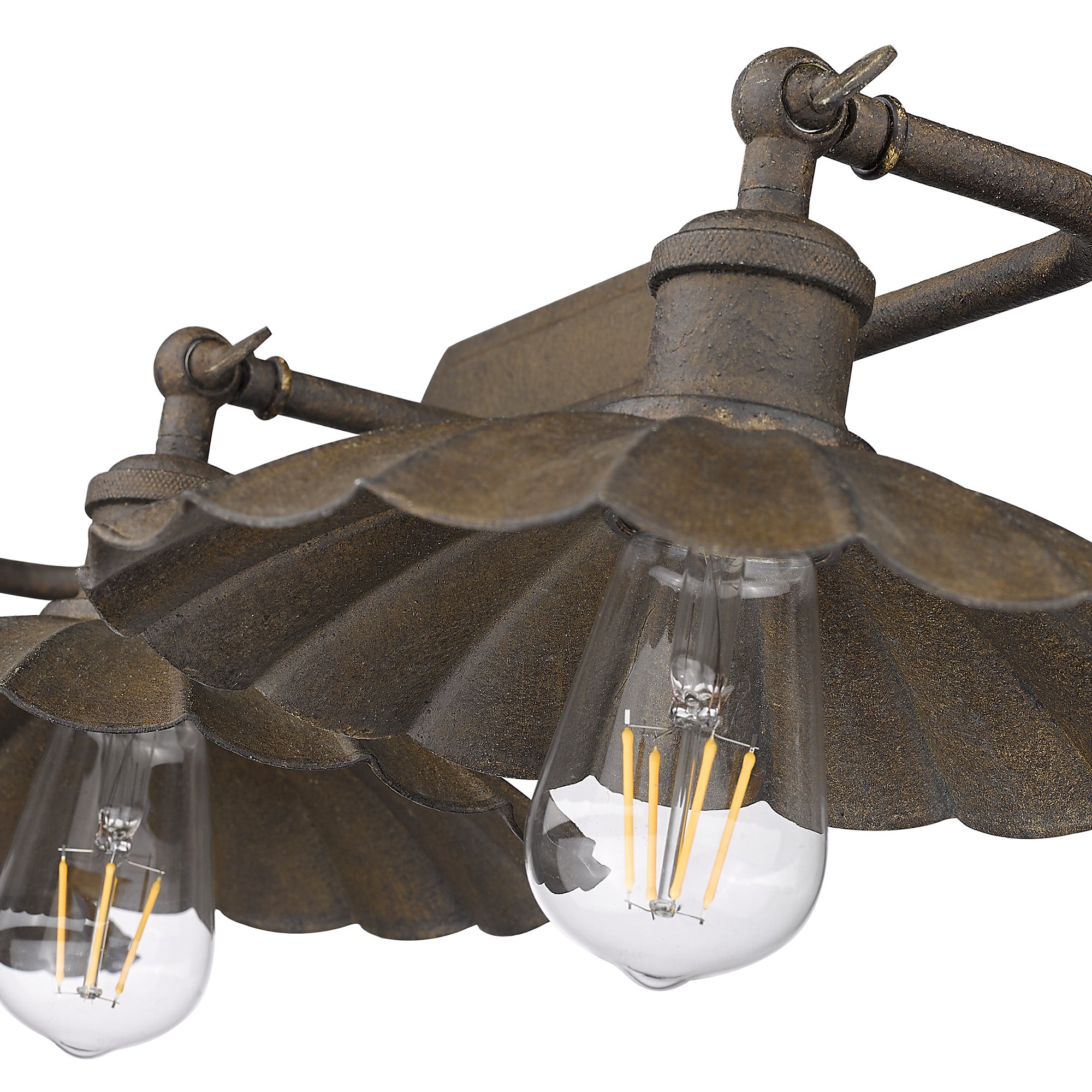 Clemence 3-light Vanity in Dark Rust