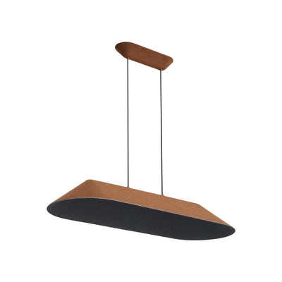 Golden Lighting Faroe Integrated LED Island Light in Coffee/Black - - Golden Lighting