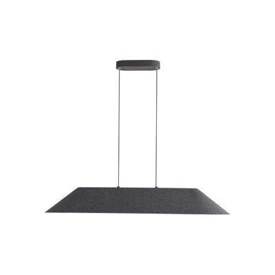 Golden Lighting Faroe Integrated LED Island Light in Flecked Black/Grey - - Golden Lighting
