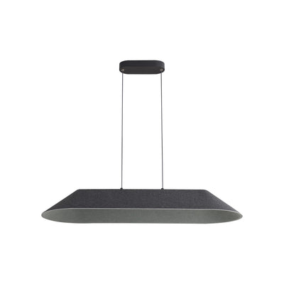 Golden Lighting Faroe Integrated LED Island Light in Flecked Black/Grey - - Golden Lighting