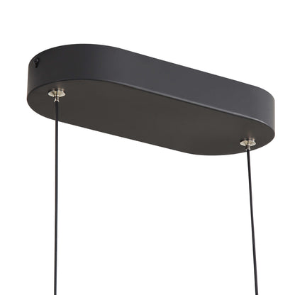 Golden Lighting Faroe Integrated LED Island Light in Flecked Black/Grey - - Golden Lighting