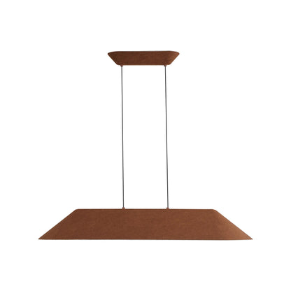 Faroe 43" LED Linear Pendant in Coffee/Black - - Golden Lighting
