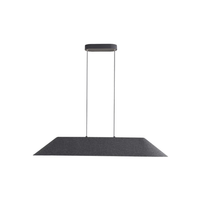 Faroe 43" LED Linear Pendant in Flecked Black/Grey - - Golden Lighting