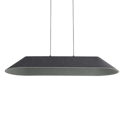 Golden Lighting Faroe Integrated LED Island Light in Flecked Black/Grey - - Golden Lighting