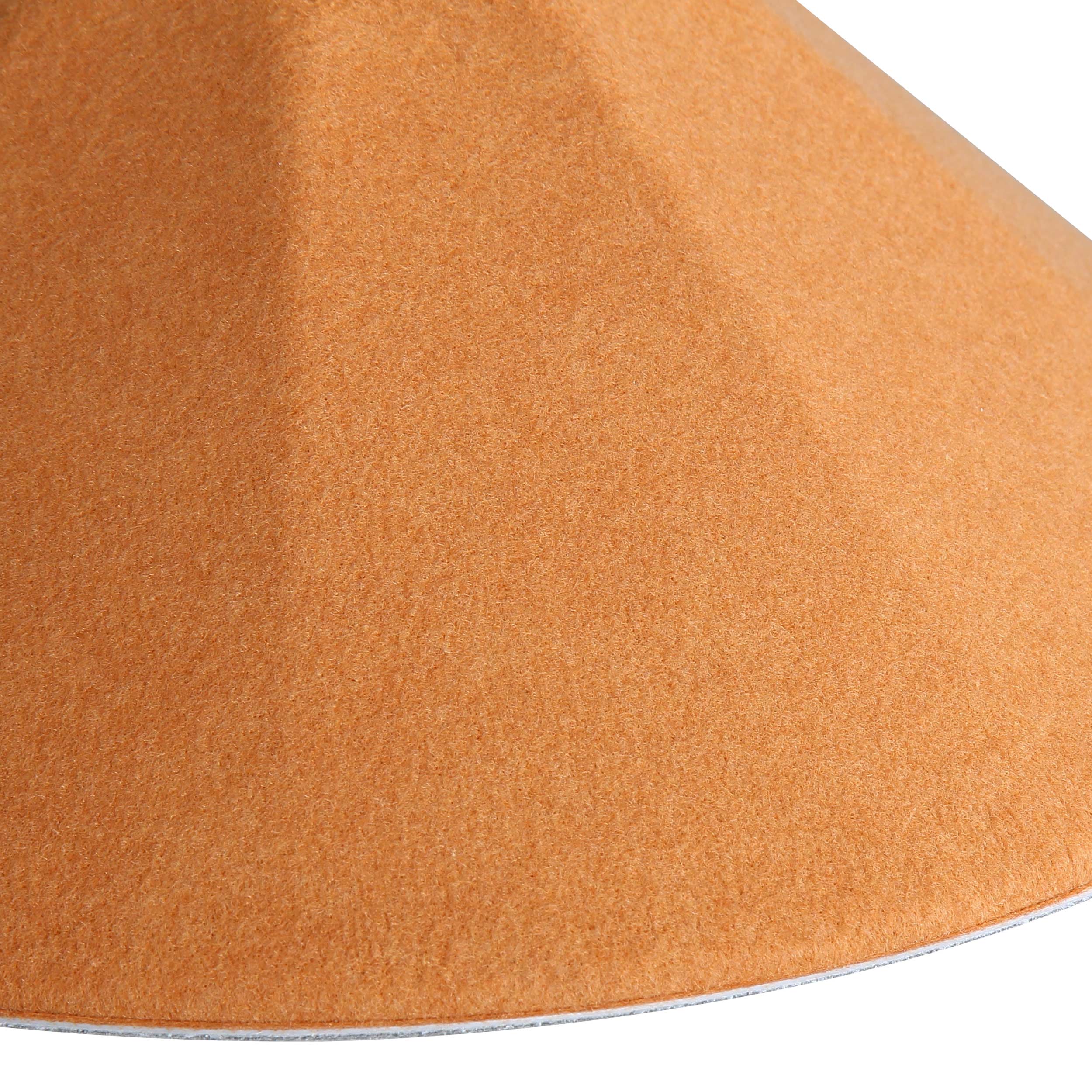 Golden Lighting Faroe 13in Integrated LED Pendant in Earth Yellow/Grey Felt - - Golden Lighting
