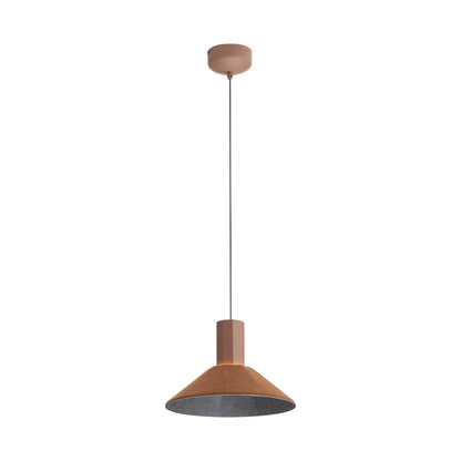 Faroe - 13" LED Pendant - Coffee/Black / Coffee/Black / Brown - Golden Lighting