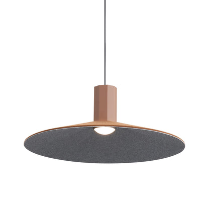 Faroe 20" LED Pendant in Coffee/Black - - Golden Lighting