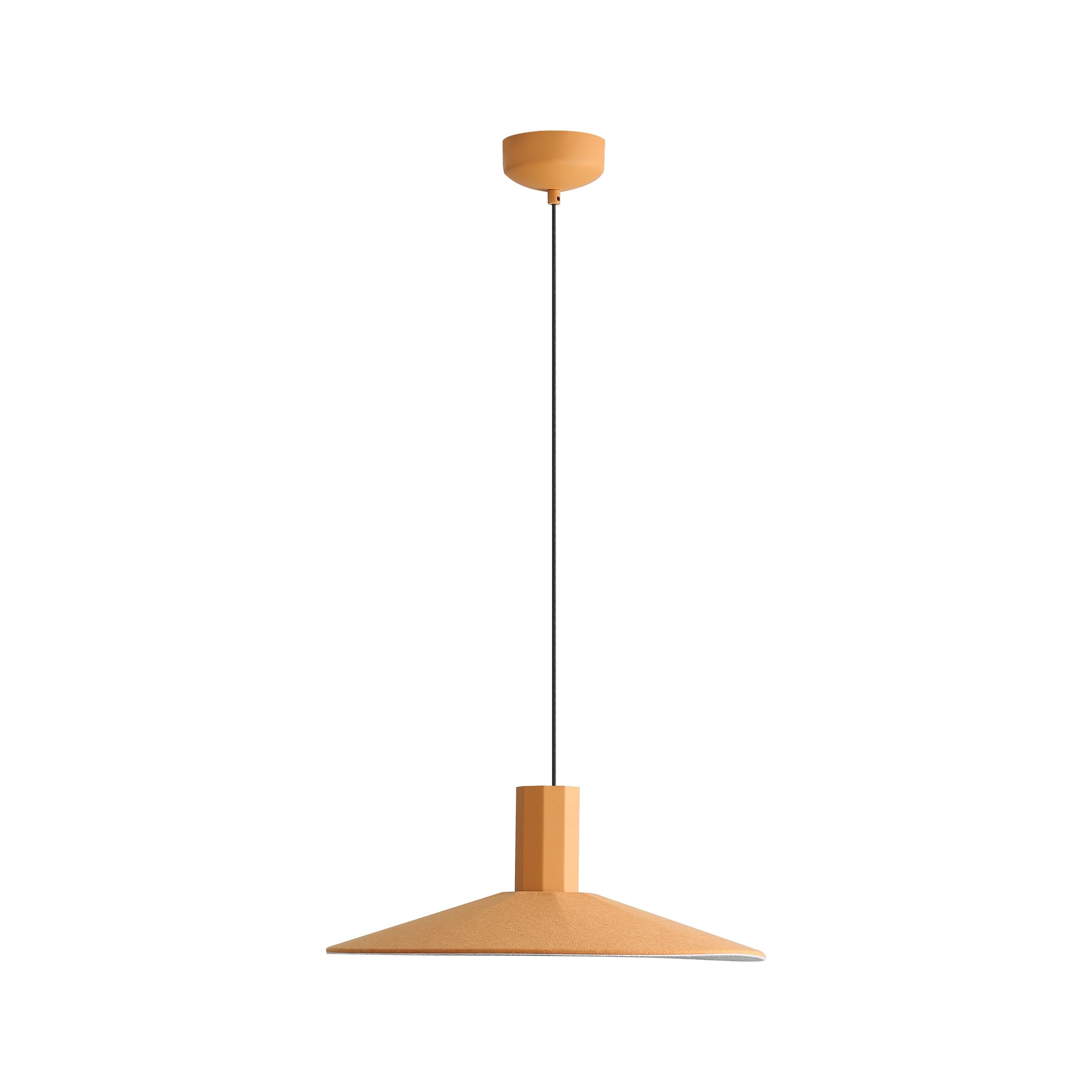 Faroe - 20" LED Pendant - Earth Yellow/Grey / Earth Yellow/Grey / Gold - Golden Lighting