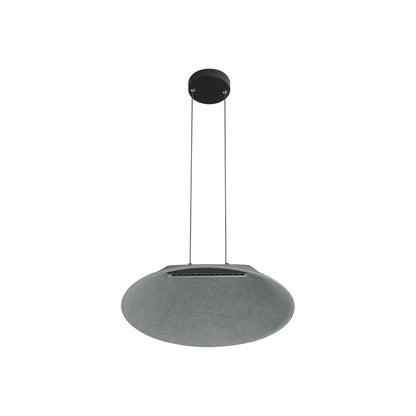 Golden Lighting Faroe 21in Integrated LED Pendant in Flecked Black/Grey Felt