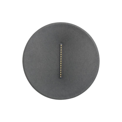 Golden Lighting Faroe 30in Integrated LED Pendant in Flecked Black/Grey Felt - - Golden Lighting