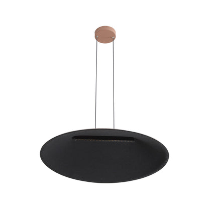 Faroe - 30" LED Pendant - Coffee/Black / Coffee/Black / Brown - Golden Lighting