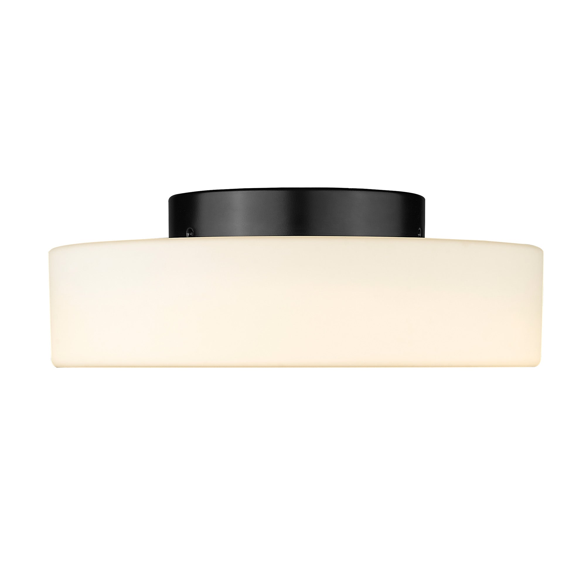 Toli Integrated LED Flush Mount in Matte Black