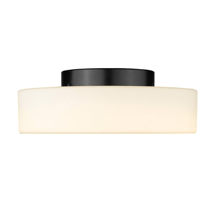 Toli Integrated LED Flush Mount in Matte Black